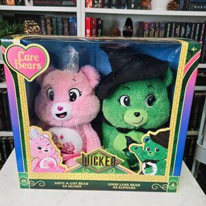 Care Bears x Wicked 14" Glinda and Elphaba Duo BNIB